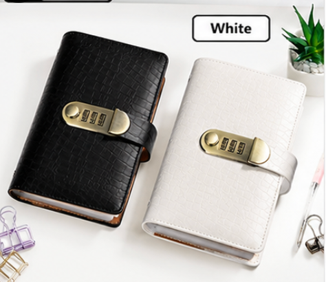 A6 Budget Planner Notebook with Lock