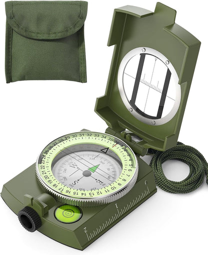 Compass – Carabiner, Liquid-Filled Navigation Tool for Hiking, Camping, Survival & Orienteering