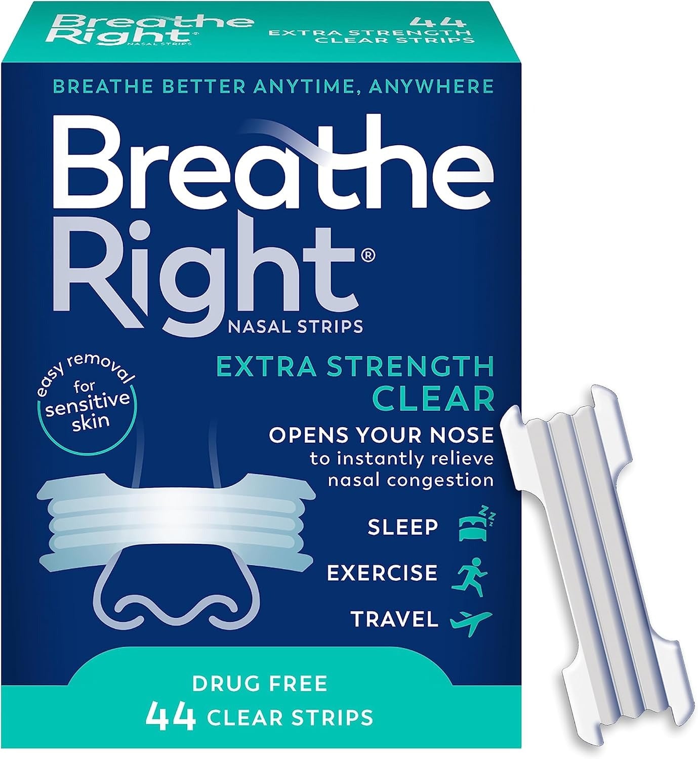 Nasal Strips, Extra Strength Clear Nose Strips