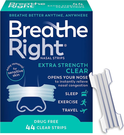 Nasal Strips, Extra Strength Clear Nose Strips