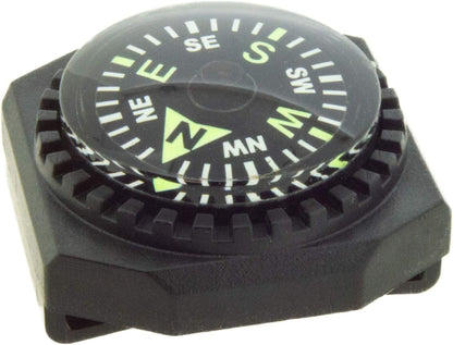 Slip-On Wrist Compass - Easy-to-Read Compass for Watch Band or Paracord Survival Bracelet