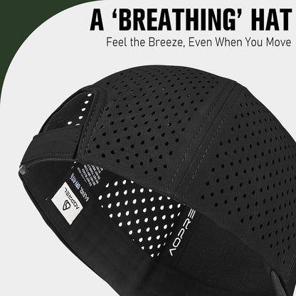 Baseball Cap Breathable Mesh Golf Hat Quick Dry Adjustable Baseball Hats
