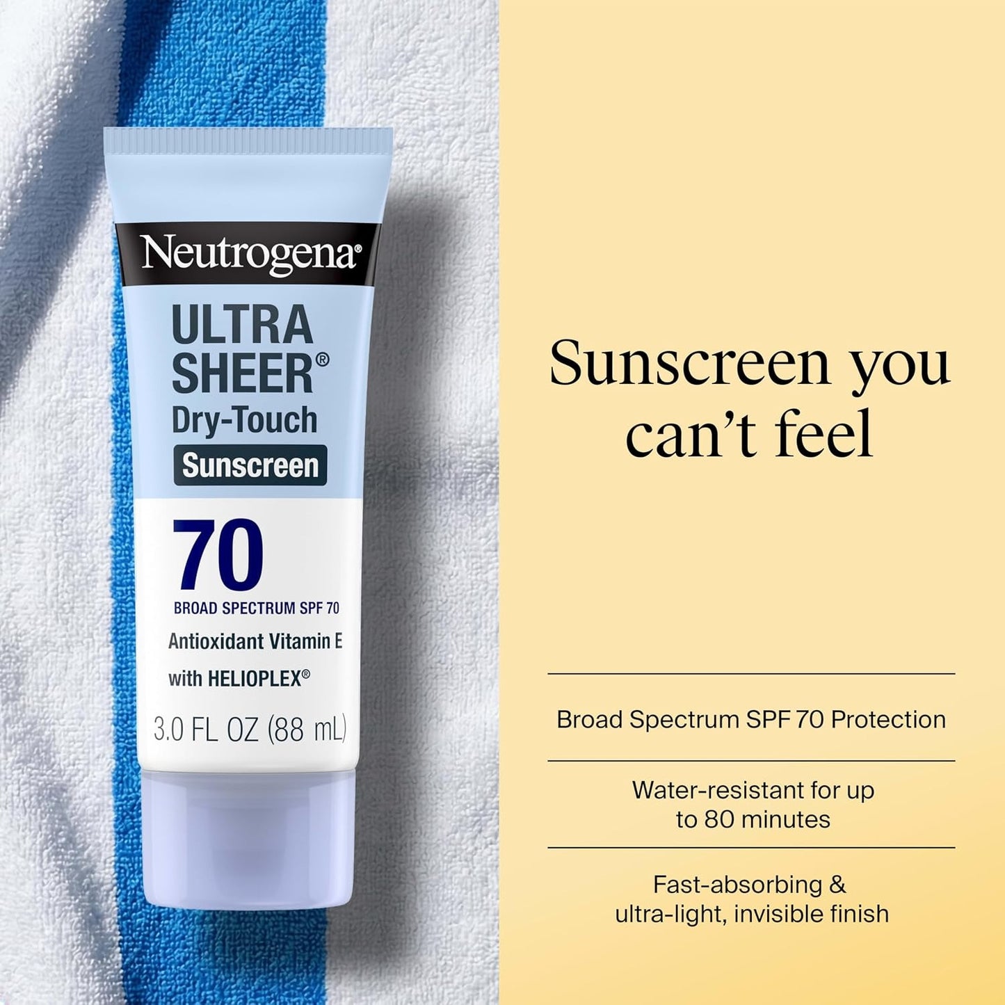 Ultra Sheer Dry Touch Sunscreen Lotion SPF 70