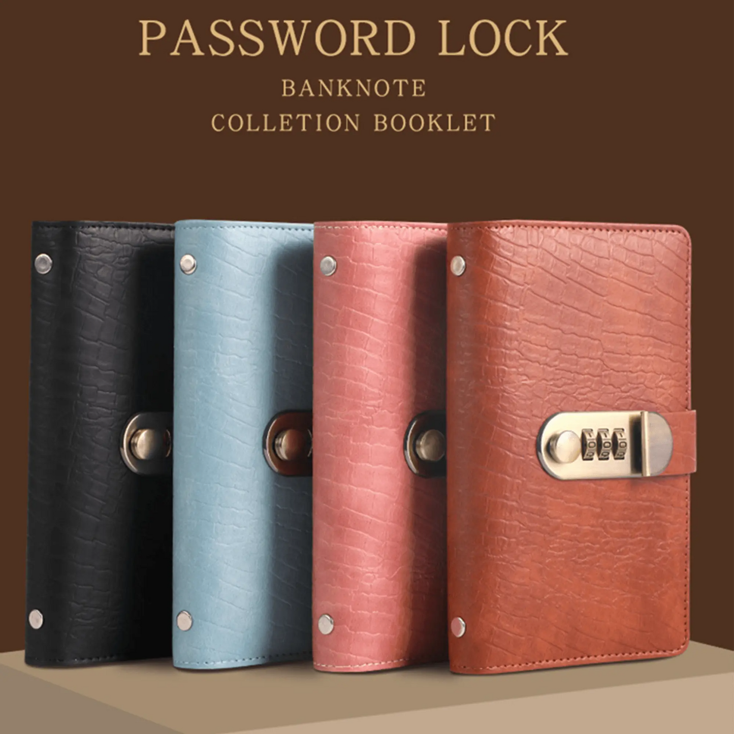 A6 Budget Planner Notebook with Lock