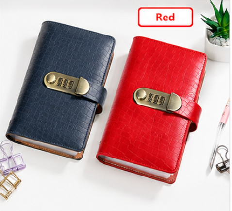 A6 Budget Planner Notebook with Lock