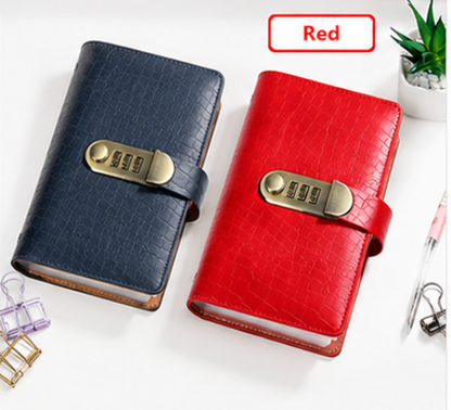 A6 Budget Planner Notebook with Lock