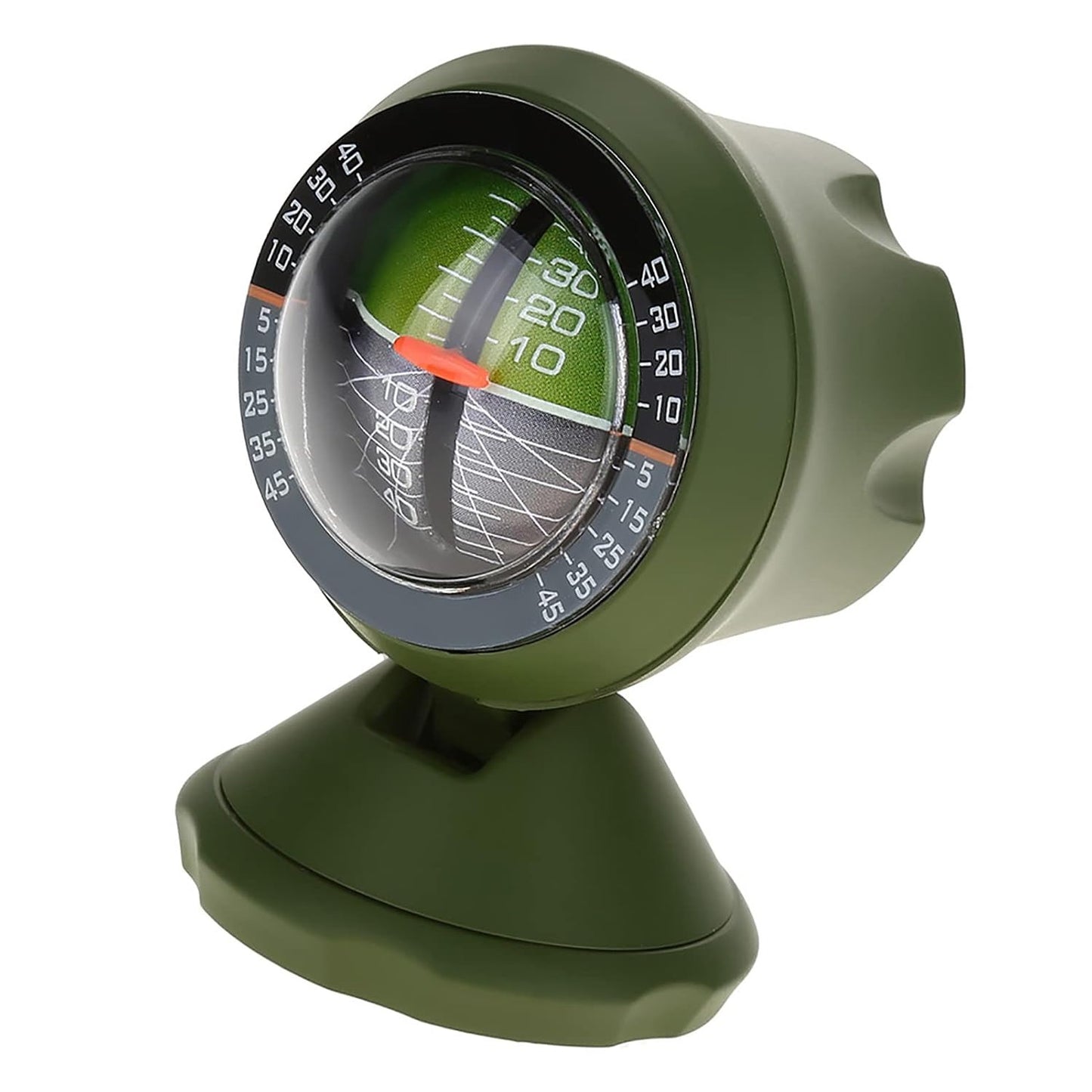 Car Inclinometer, Adjustable Stand Free Rotation, ABS Slope Meter, Precise Uphill Downhill Angle Measurement, for Off-Road Drivers, Truck Owners, Construction Sites, RV Camping, to