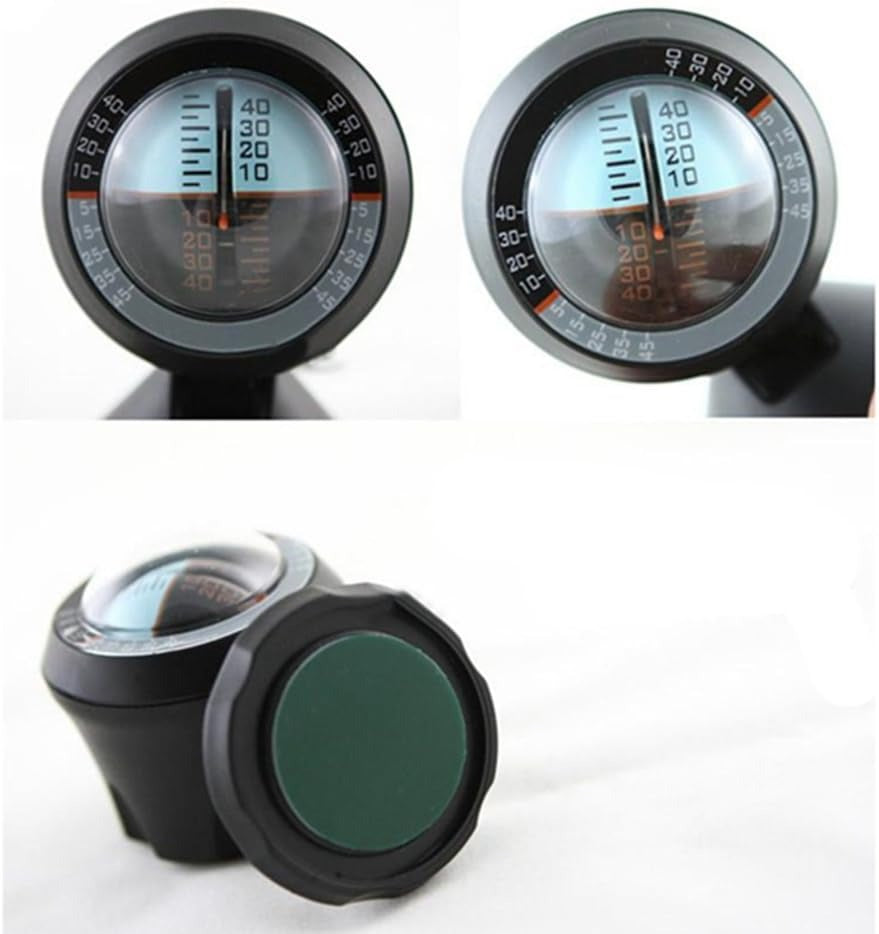 Car Inclinometer Level Tilt Gauge Indicator Gradient Balancer Tool for Off-Road Vehicle and self-Driving Travelling Supplies