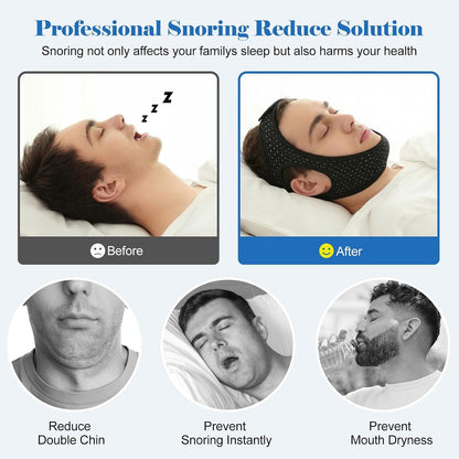 Chin Strap for Sleeping - Anti Snoring Devices