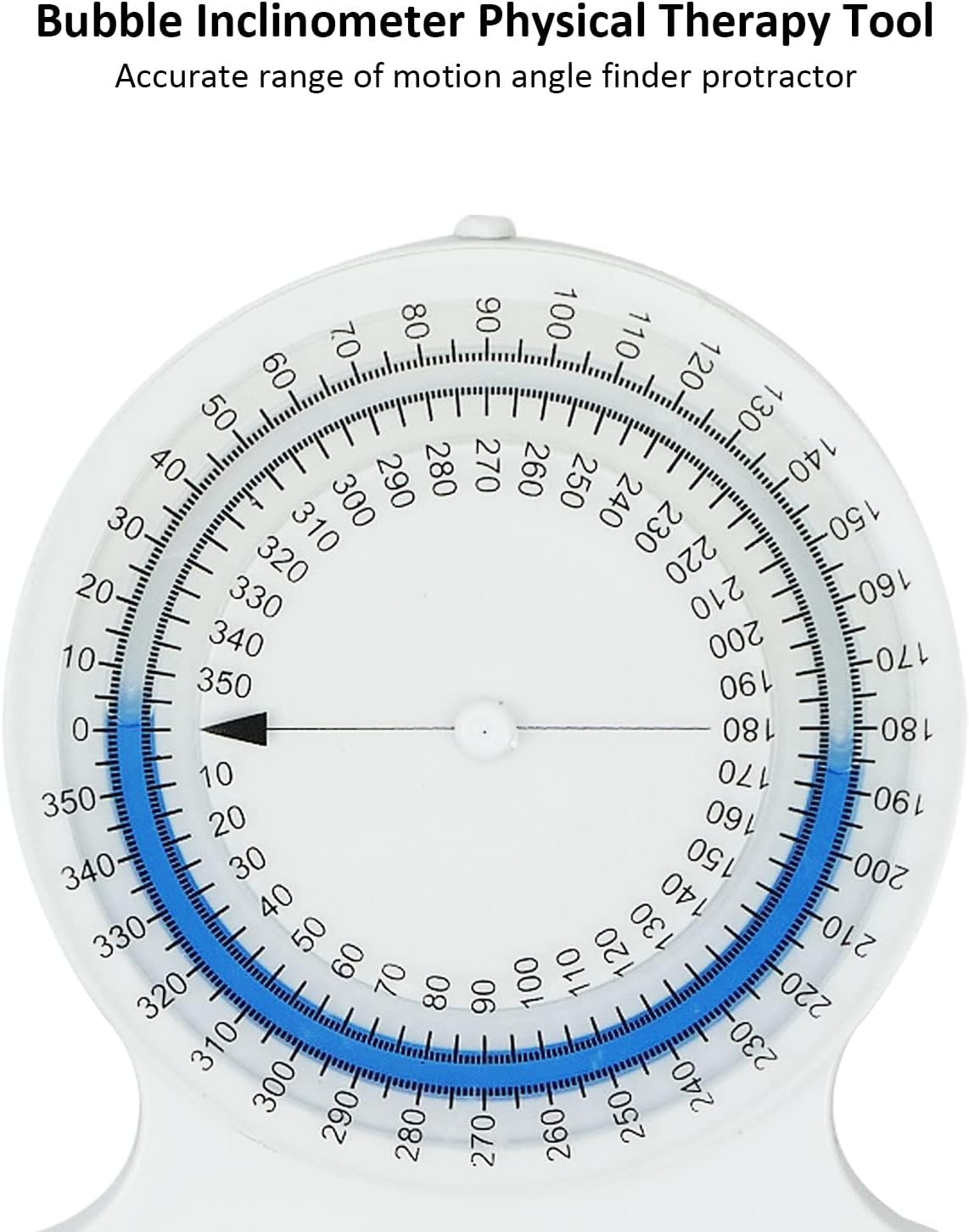 Inclinometer Physical Therapy Tool No-Leak PT Inclinometer Accurate Range for Range of Motion Measurements No-Leak PT Inclinometer for Students and Professionals