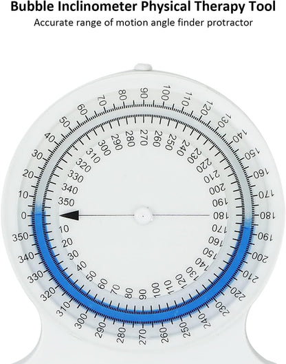 Inclinometer Physical Therapy Tool No-Leak PT Inclinometer Accurate Range for Range of Motion Measurements No-Leak PT Inclinometer for Students and Professionals