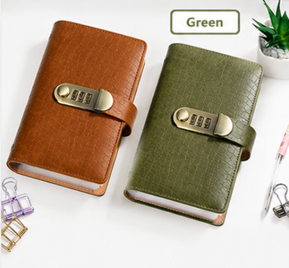 A6 Budget Planner Notebook with Lock