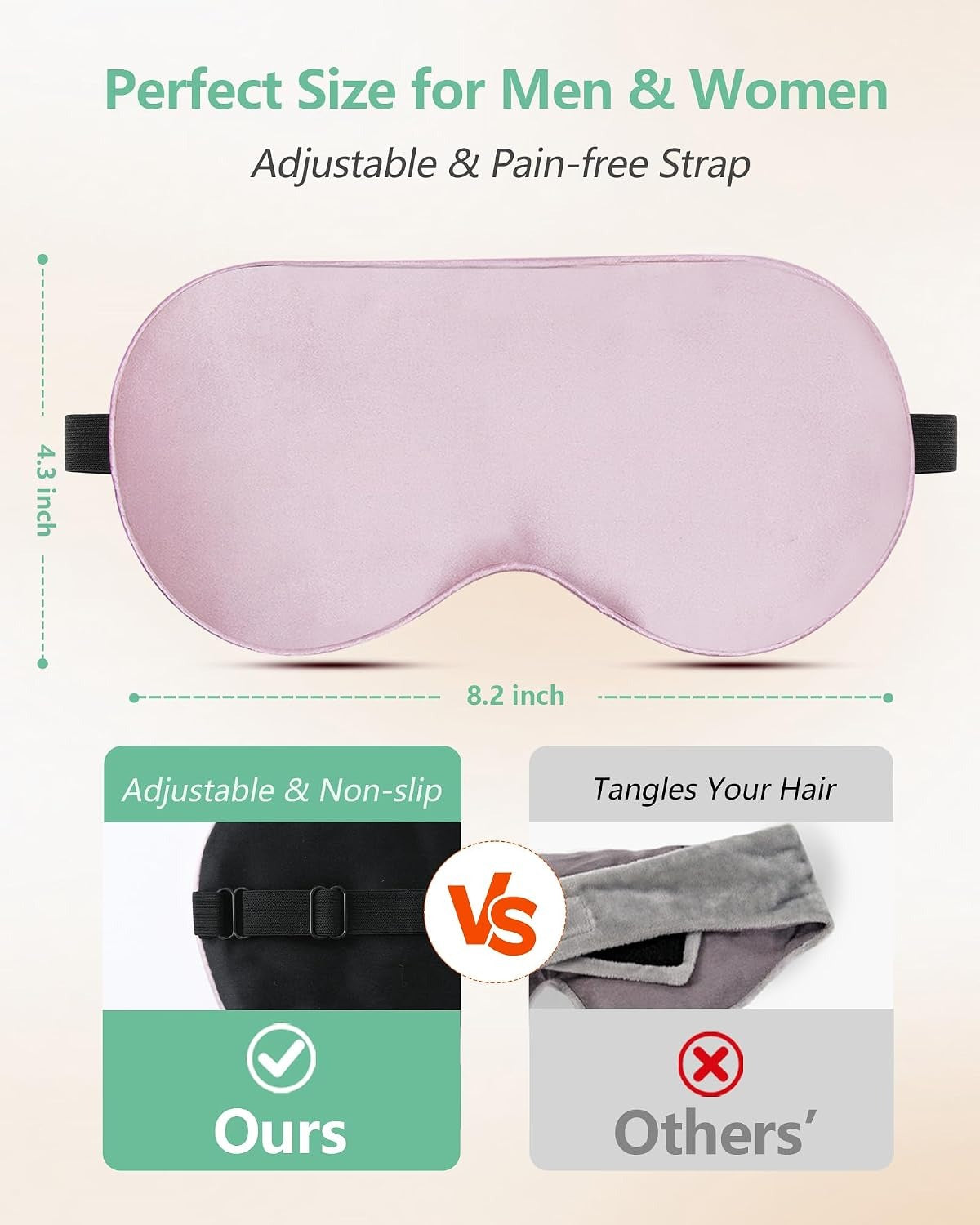 100% Real Mulberry Silk  Sleep Mask