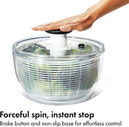 Salad Spinner | Lettuce Spinner | Fruit Washer | Fruit Washing Bowl with Strainer