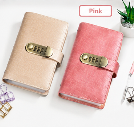 A6 Budget Planner Notebook with Lock