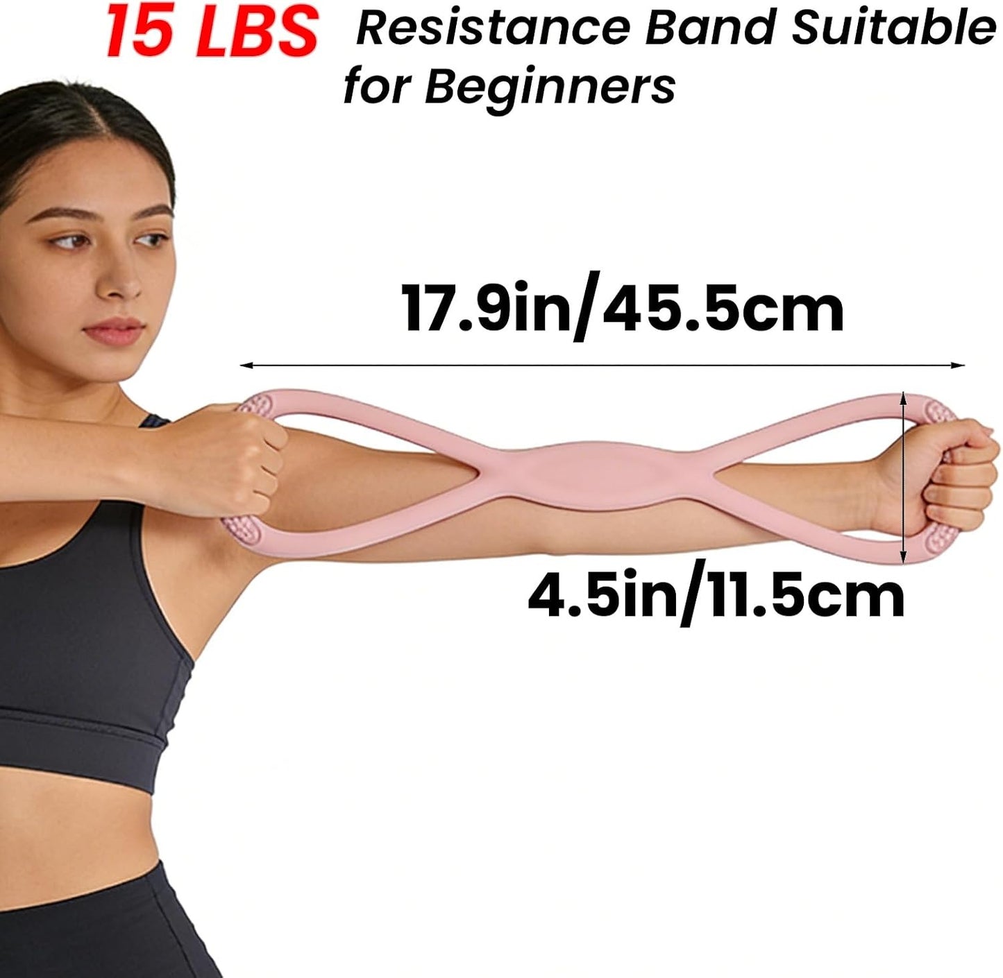 Figure 8 Resistance Band, Figure 8 Resistance Bands for Women Men