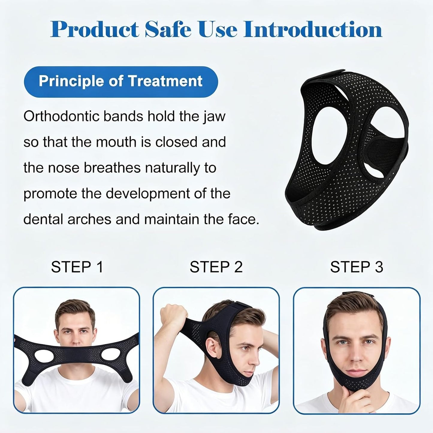 Chin Strap for Sleeping - Anti Snoring Devices