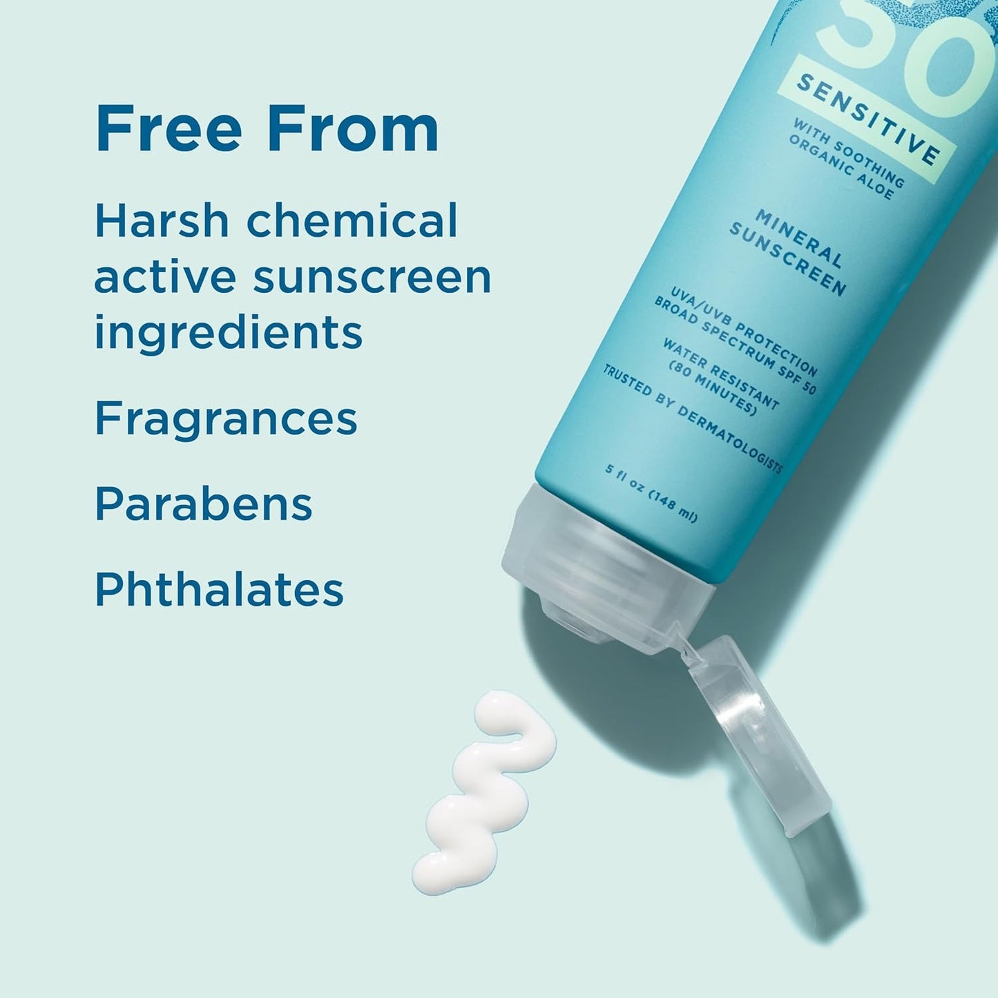Sensitive Mineral SPF 50 Sunscreen Lotion