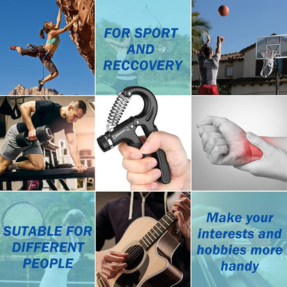 Grip Strength Trainer, Hand Grip Exerciser Strengthener
