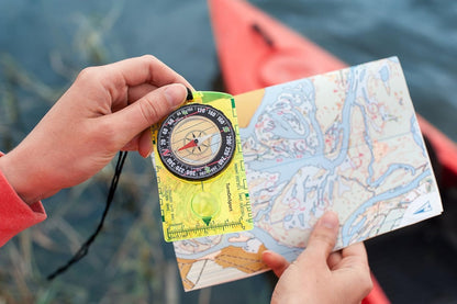 Orienteering Compass - Advanced Scout Compass for Hiking, Camping, and Backpacking