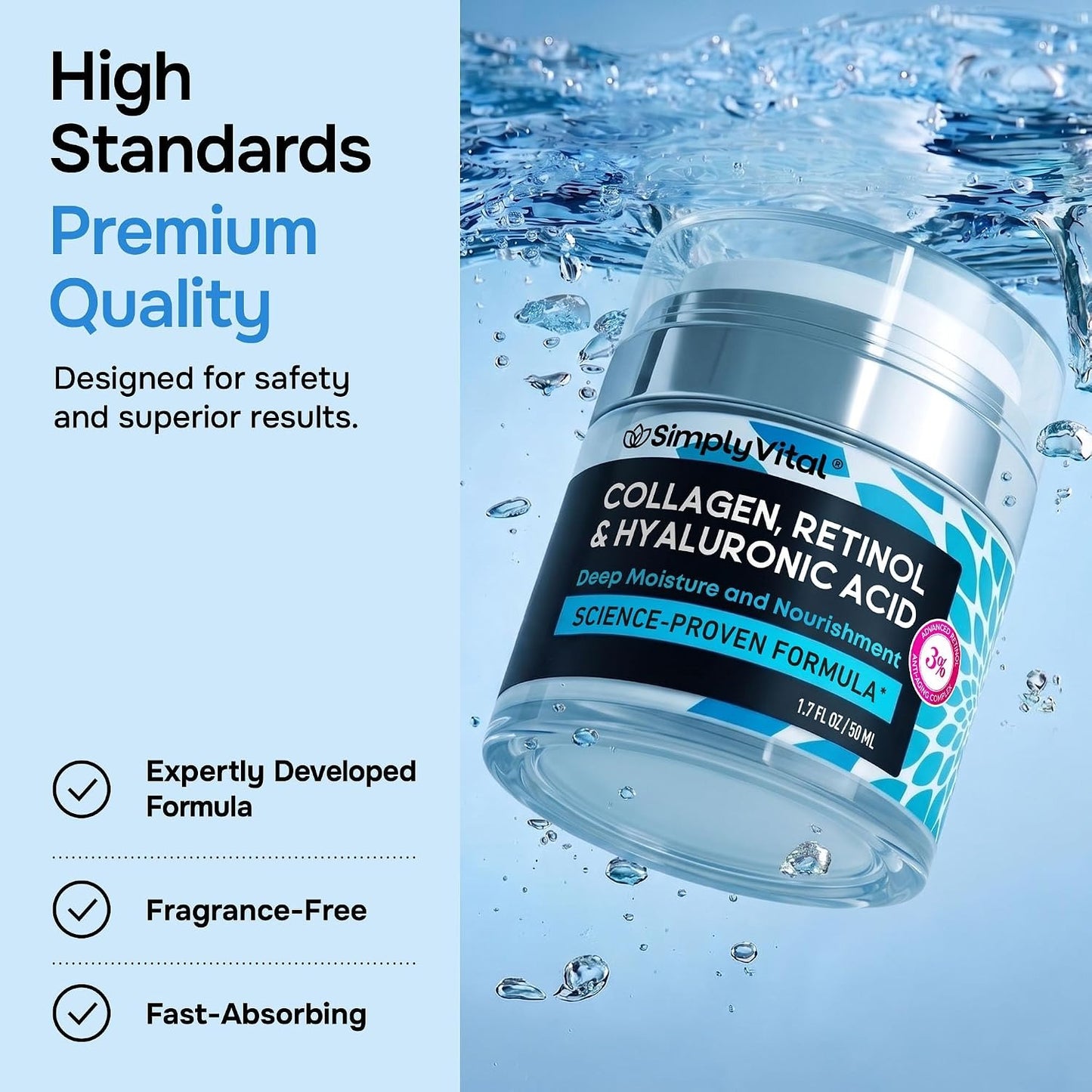Anti-Aging Face Moisturizer with Retinol