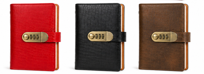 A6 Budget Planner Notebook with Lock