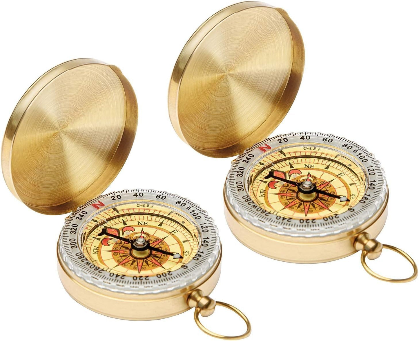 Camping Survival Compass Metal Compass Kids Compass for Hiking Camping Hunting Outdoor Military Navigation Tool