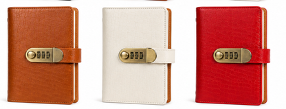 A6 Budget Planner Notebook with Lock