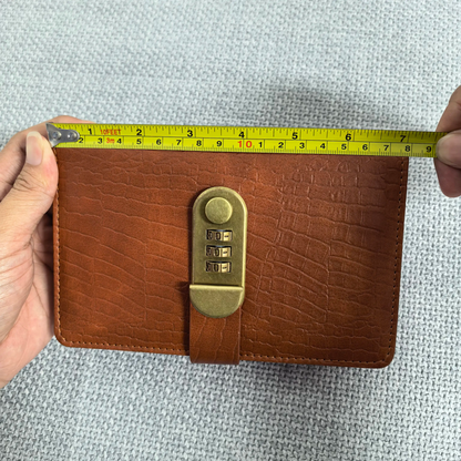 A6 Budget Planner Notebook with Lock