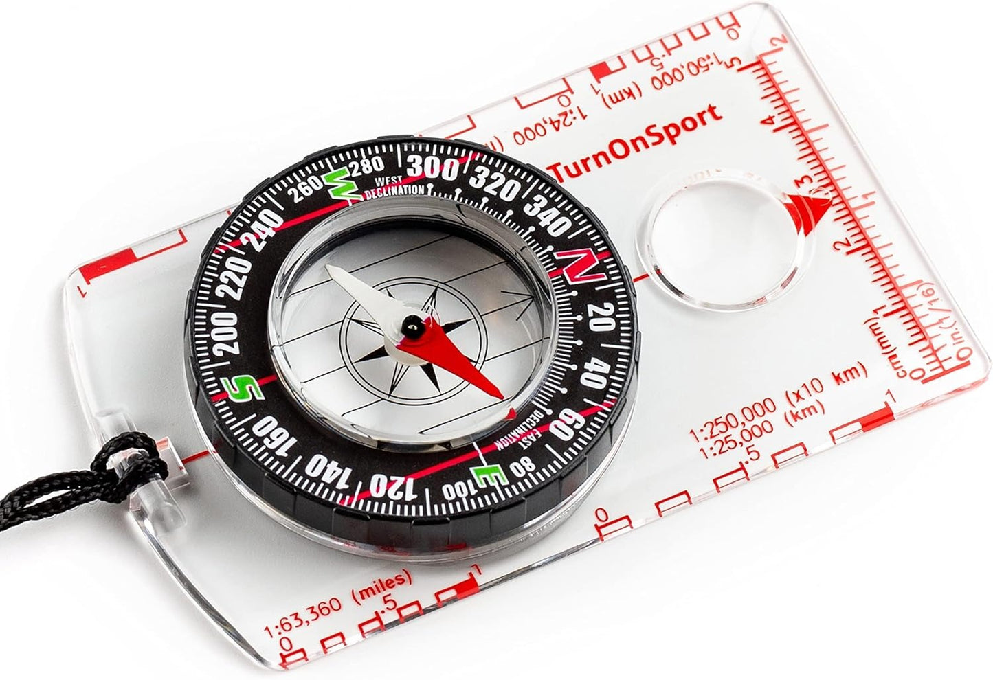 Orienteering Compass - Advanced Scout Compass for Hiking, Camping, and Backpacking